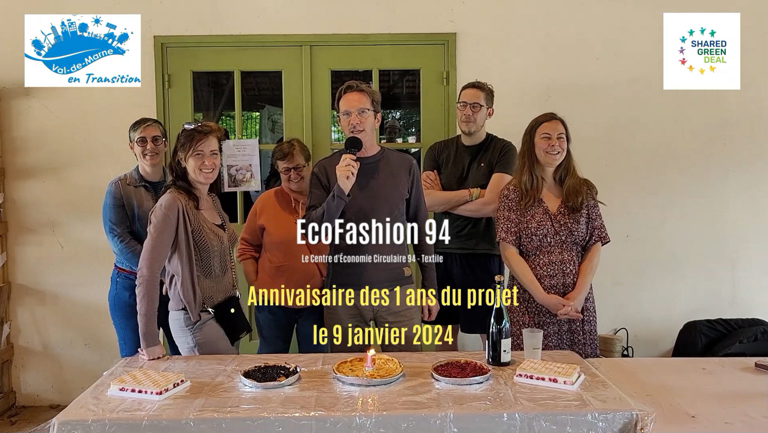 A still photo from the 1 year anniversary of EcoFashion 94