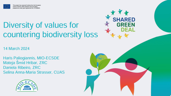 A screenshot with the title of the event