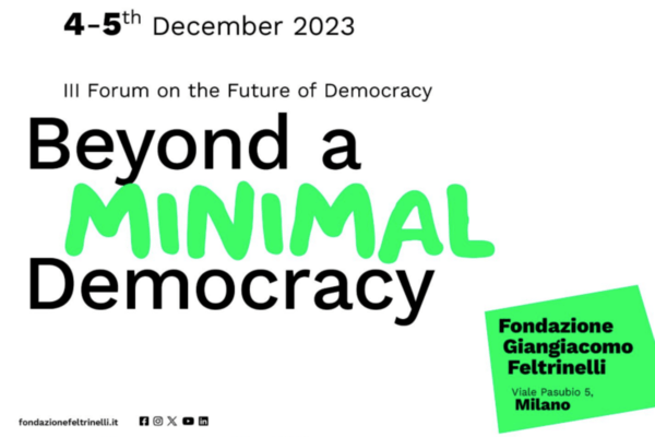A visual saying beyond a minimal democracy
