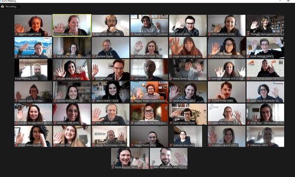 A screenshot of the entire SHARED GREEN DEAL Consortium