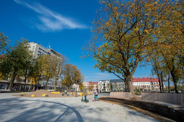 Laisvės aikštė/Freedom Square A public square in Panevėžys (Lithuania)